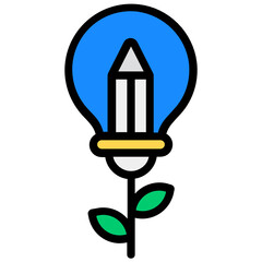 
Trendy icon of eco energy, renewable energy
