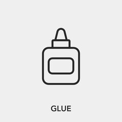 glue icon vector sign symbol