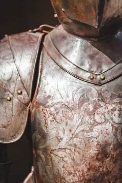Rusty Medieval Armor in Italy