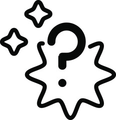 Question icon, question sign, symbol