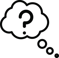 Question icon, question sign, symbol