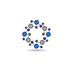 Molecule logo design