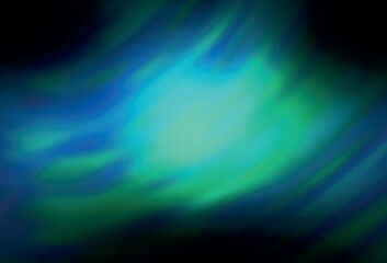 Dark Blue, Green vector glossy abstract layout.