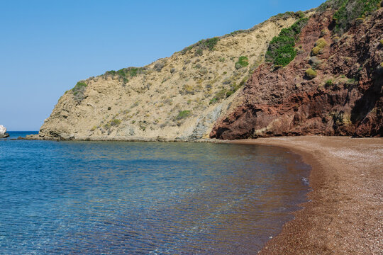 Limnionas beach, Kythira, Greece.