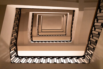 Amsterdamse school staircase building