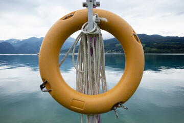 life buoy on Austrian lake