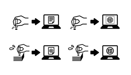 Fototapete 印鑑やスタンプのアイコンのセット イラスト 判子 スタンプ 実印 押印 認印 承認 許可 マーク Yugoro Fototapete 印鑑やスタンプのアイコンのセット イラスト 判子 スタンプ 実印 押印 認印 承認 許可 マーク Yugoro