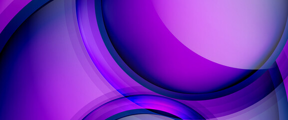 Circles and bubbles abstract background. Fluid liquid round shapes for web banner, app or poster