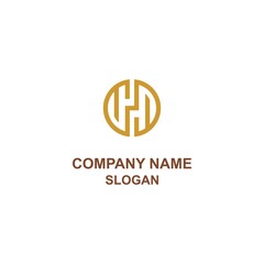 H letter initial logo, circle shape H letter forming a labyrinth. This logo can also be read as UHD.
