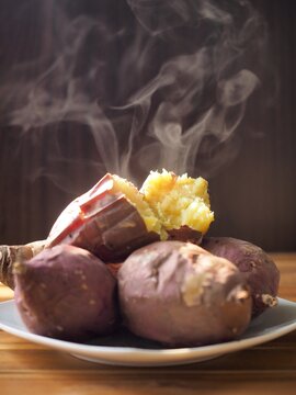 유기농 뿌리작물, 군고구마