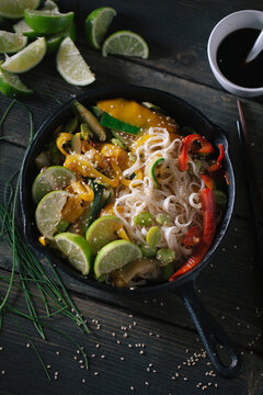 Noodles with mixed vegetable