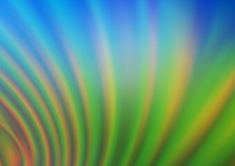 Light Blue, Green vector blurred background. Glitter abstract illustration with an elegant design. The elegant pattern for brand book.