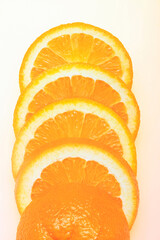 オレンジの輪切り