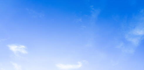 blue sky with beautiful natural white clouds