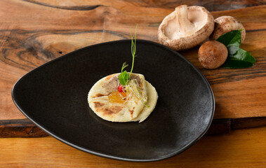 Pita bread with humus