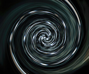 Black whirlwind. Graphic digital abstract background