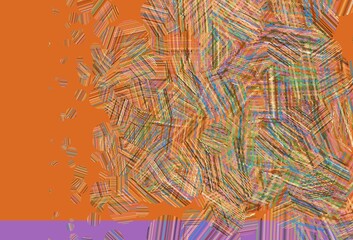 Light Multicolor vector layout with circle shapes.