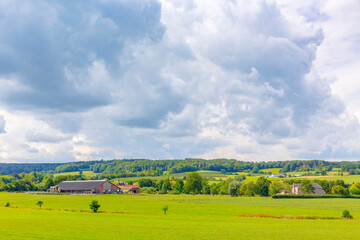 Fototapeta na wymiar Best of Limburg landscape, beautiful green scenery