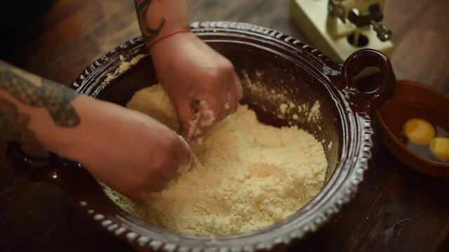 elaboraci&oacute;n de pan de muerto amasado dulce mexicano panaderia
