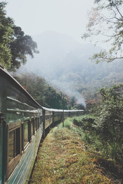Trainride to Kandy, Sri Lanka