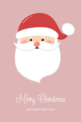 Santa Claus with Christmas wishes. Vector