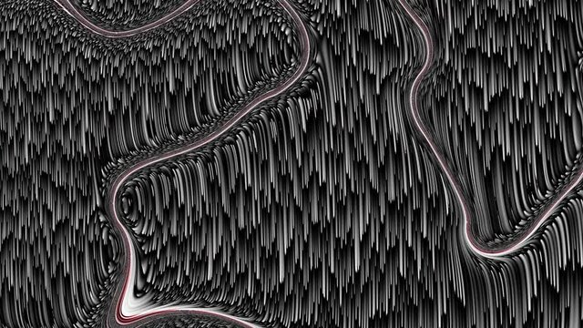 Moving random wavy texture. Trendy pixel sorting texture animation. Looping footage.
