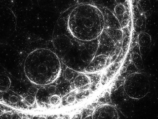 Naklejka premium Imaginatory fractal background Image