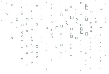 Light BLUE vector cover with polygonal style.