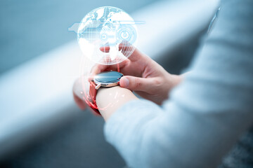 multi function smart watch concept image 