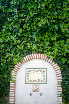 Fountain in a village