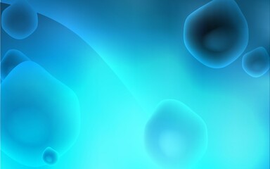 Light BLUE vector template with liquid shapes. Shining illustration, which consist of blurred lines, circles. Textured wave pattern for backgrounds.
