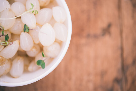 Pickled garlic