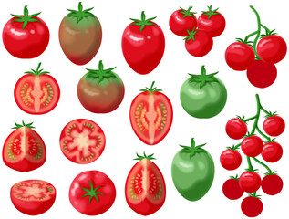 色々なミニトマト