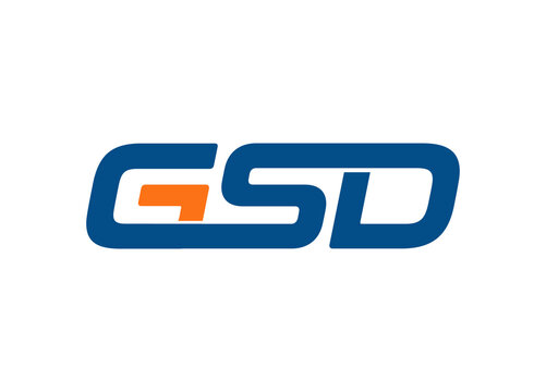 GSD letter logo design vector