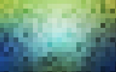 Light Blue, Green vector abstract textured polygonal background. Blurry rectangular design. The pattern with repeating rectangles can be used for background.