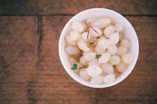 Pickled garlic