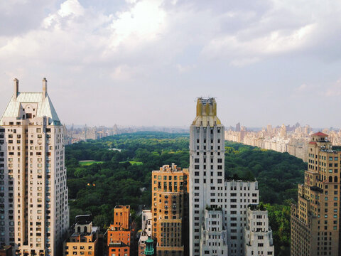 Upper Manhattan Skyline and Central Park