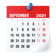 September 2021 - Calendar