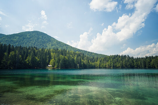 Lake in the Italian Alps