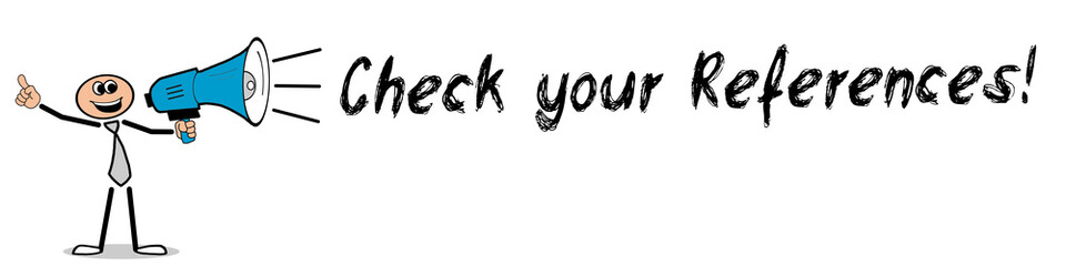 Check your References!