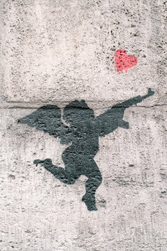 Cupid graffiti