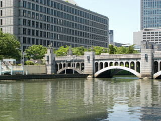 水晶橋と堂島川
