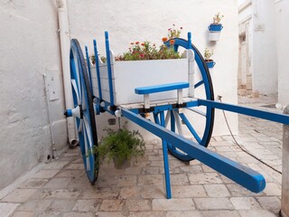 Uliczna dekoracja włoskiego miasteczka. © Jola i Darek 