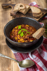Mexican chili con carne.