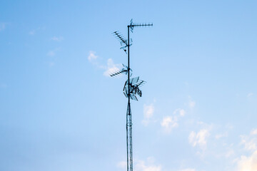 antenna over a blue sky