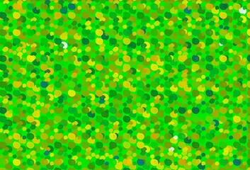 Light Green, Yellow vector template with liquid shapes.