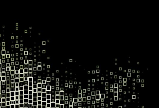Dark Black vector texture in rectangular style.