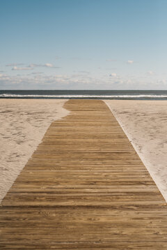 Wood walkway
