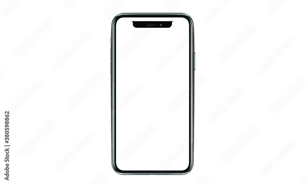 Aufkleber isolated vector phone for mobile application, web site, game, presentation ui ux design template