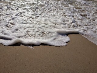 
sea ​​water and sand